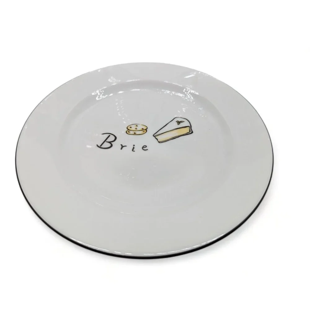 Pottery Barn Cheese Appetizer Salad Cocktail Plates set of 3  charcuterie
